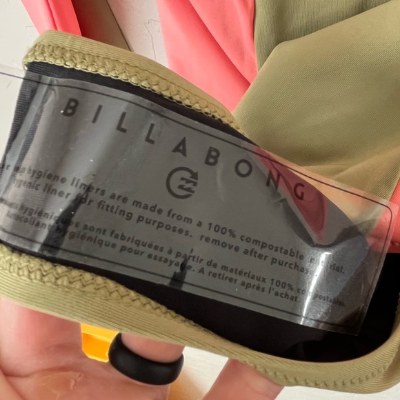 NWT Billabong long sleeve surf swimsuit medium - Picture 7 of 10